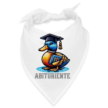 Abituriente Abi Motto - Bandana - Weiß - Vorne
