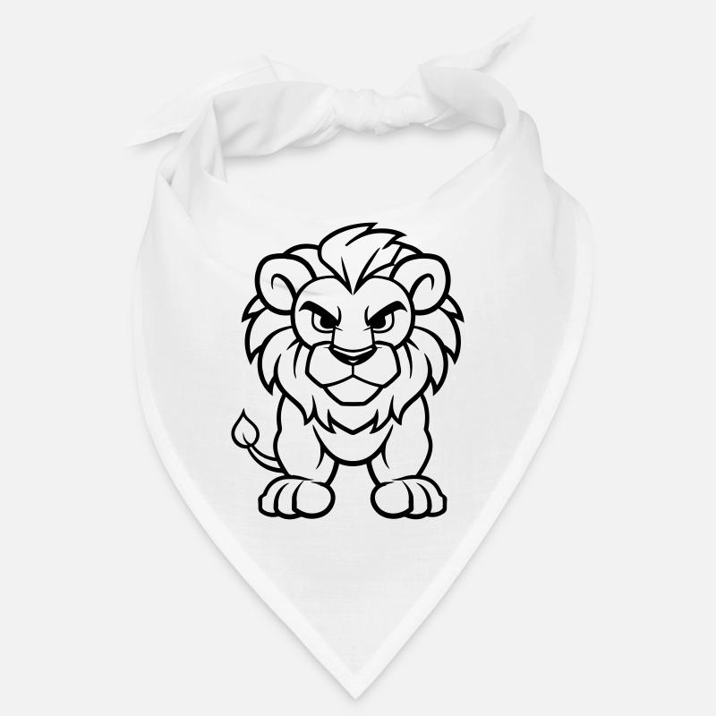 Lion Comic Bandana
