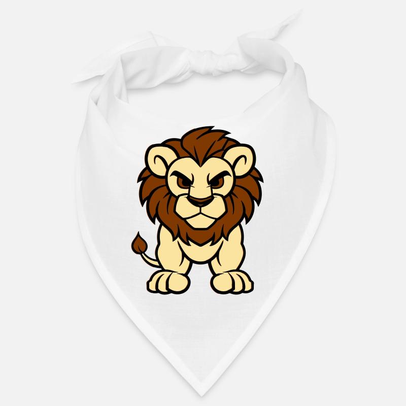 Lion Comic Animal Bandana