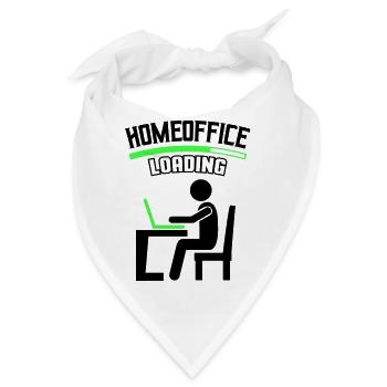 Arbeit Büro Homeoffice Loading - Bandana - Weiß - Vorne