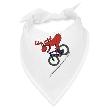 Elch MTB Downhill - Bandana - Weiß - Vorne
