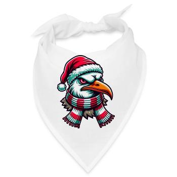 Moin Möwe Weihnachten - Bandana - Weiß - Vorne