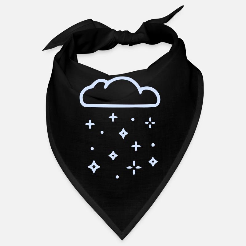 Glitter Cloud Rain Cloud Bandana