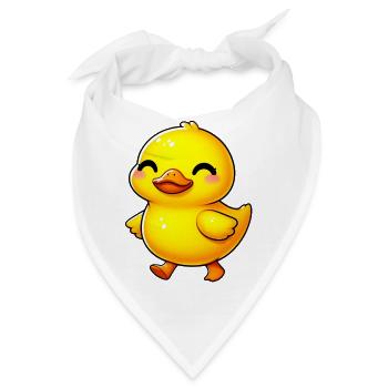 Ente Ente Ente Ente Ente - Bandana - Weiß - Vorne