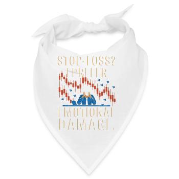 Trading Tipps Und Strategien Für Männer - Bandana - Weiß - Vorne