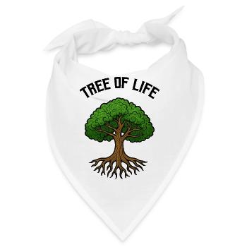 baum des lebens - Bandana - Weiß - Vorne