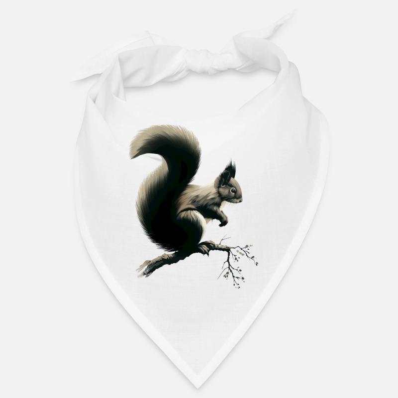 Écureuil sur branche Bandana