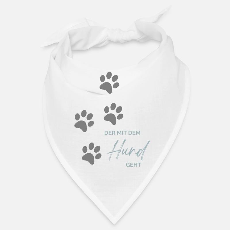Der mit dem Hund geht Bandana