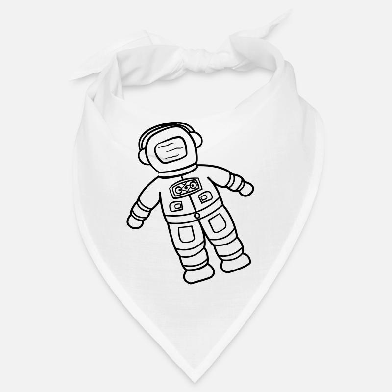 Astronaut Spaceman Doodle Space Explorer Drawn Bandana