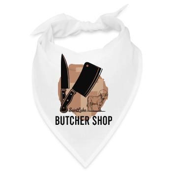Butcher Shop - Bandana - Weiß - Vorne