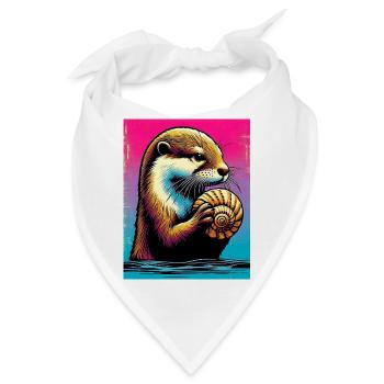 Otter - Bandana - Weiß - Vorne