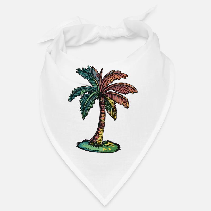 Palm Tree Beach Bandana