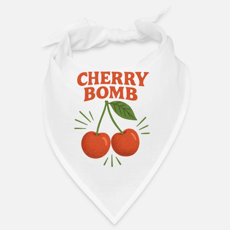 Conception graphique Cherry Bomb Bandana