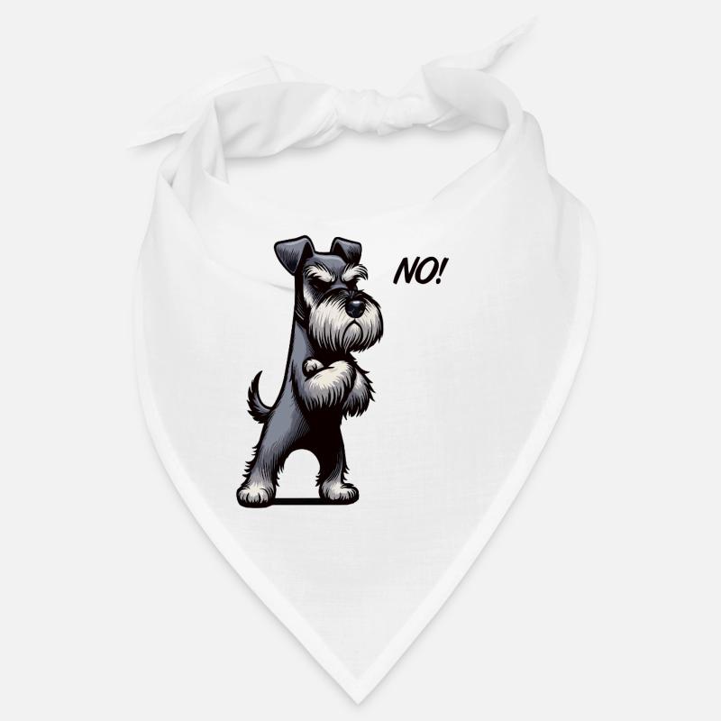 Pas de Schnauzer Schnauzer géant Propriétaire de Schnauzer Bandana