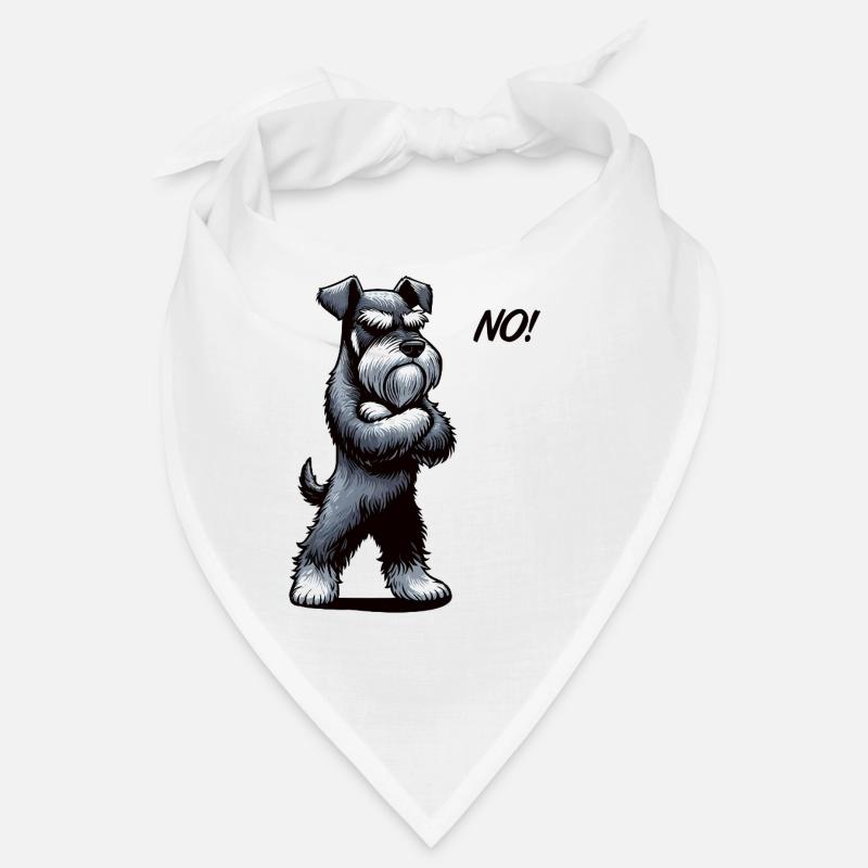 Pas de Schnauzer Schnauzer géant Propriétaire de Schnauzer Bandana