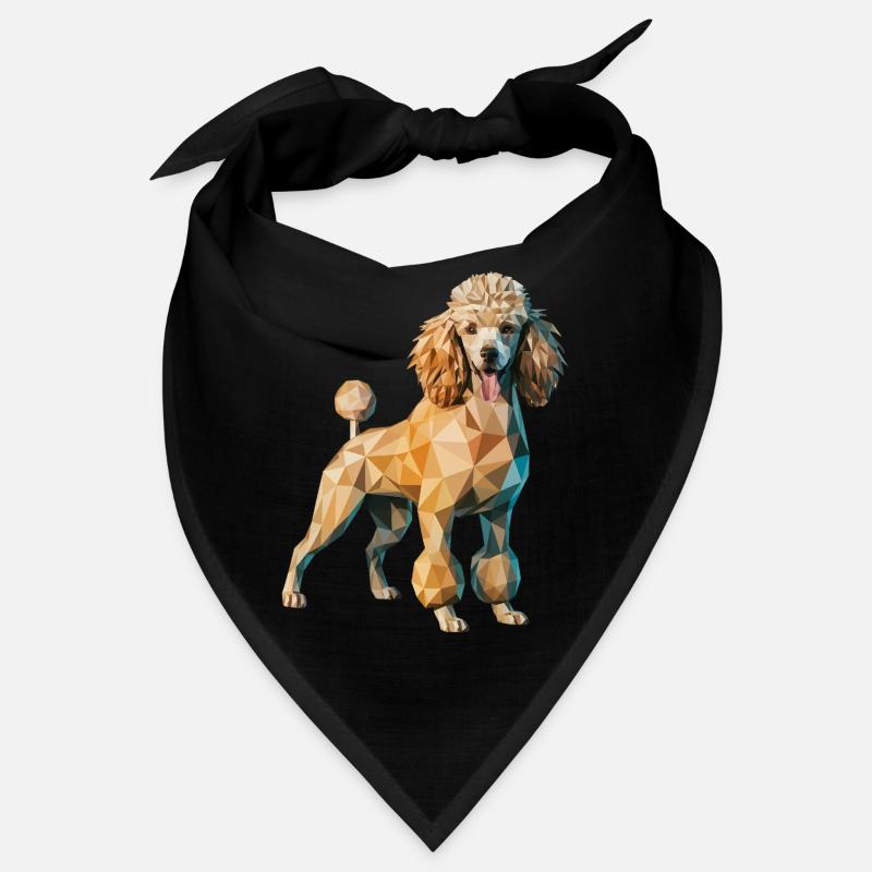 Poodle - Cool Low Poly Logo Bandana