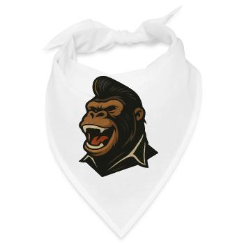 Stomp with Style – Gorilla Edition - Bandana - Weiß - Vorne