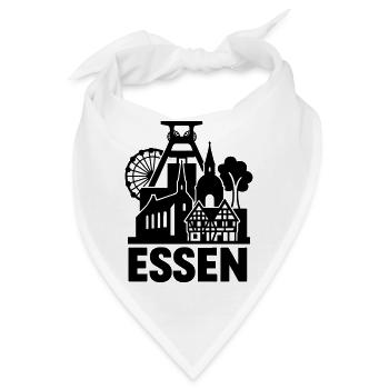 Essen Ruhrgebiet - Bandana - Weiß - Vorne