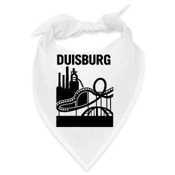 duisburg wahrzeichen - Bandana - Weiß - Vorne