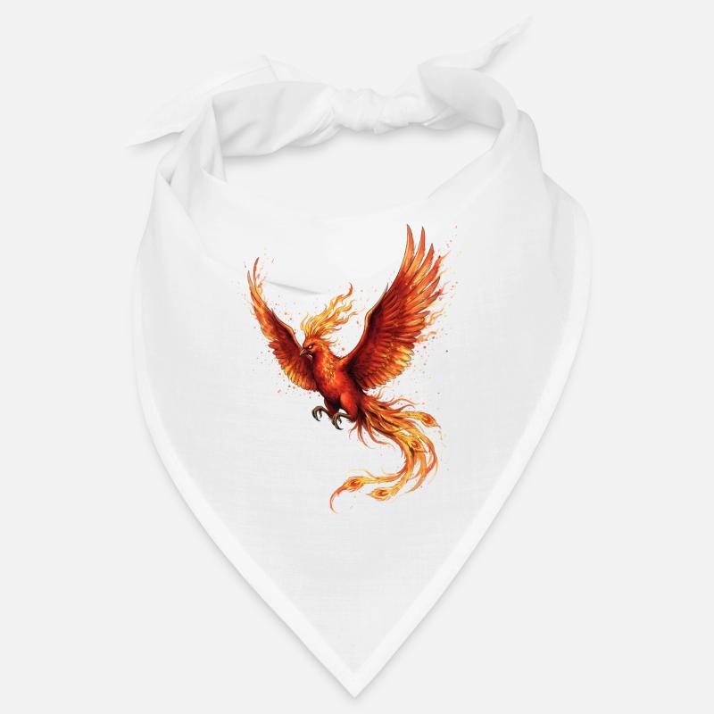 Firebird Phoenix with Fire Wings Bandana