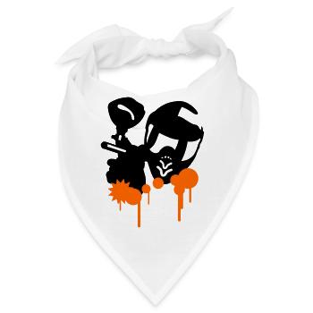 Paintball - Bandana - Weiß - Vorne