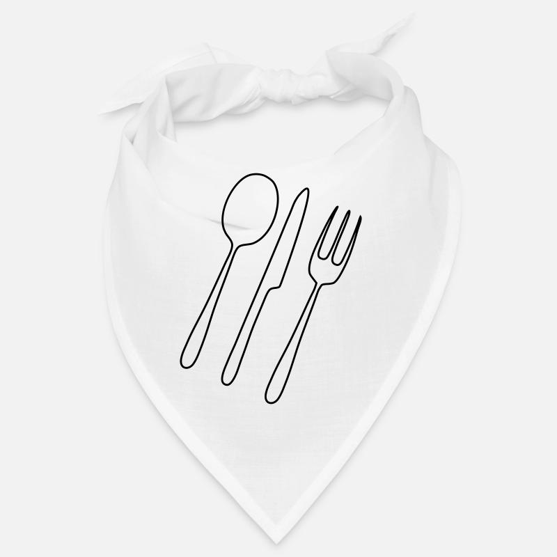 Cutlery Fork Spoon Bandana