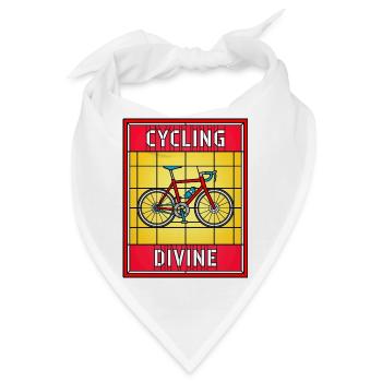 Cycling Divine Buntglas - Bandana - Weiß - Vorne