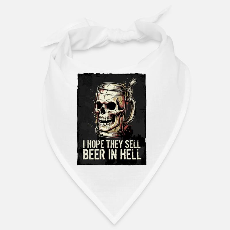 I Hope They Sell Beer in Hell – Skull Bandana