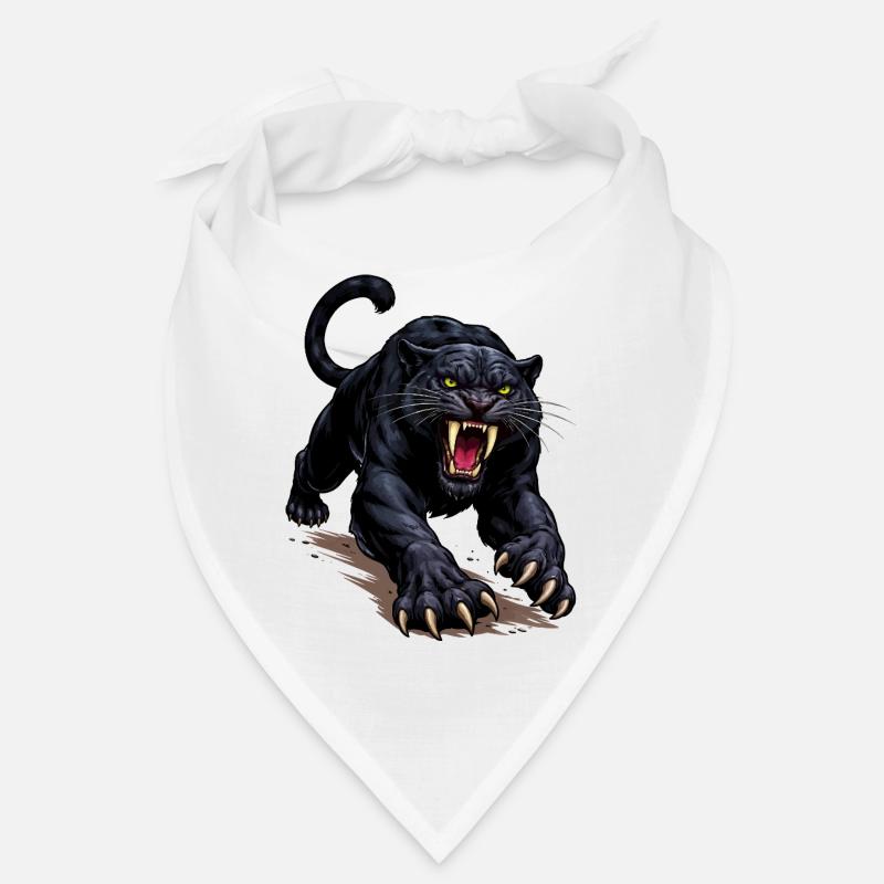 Schwarzer Panther Angriff Bandana
