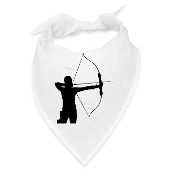 Bogenschütze - Bandana - Weiß - Vorne