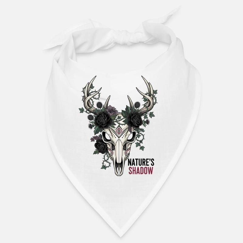 Art vectoriel gothique de cerf de l’enfant de la nature Bandana