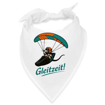 Gleizeit Paragliding Mascot - Bandana - Weiß - Vorne