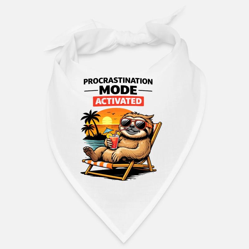 Aktivierte Sloth Beach Chill Bandana