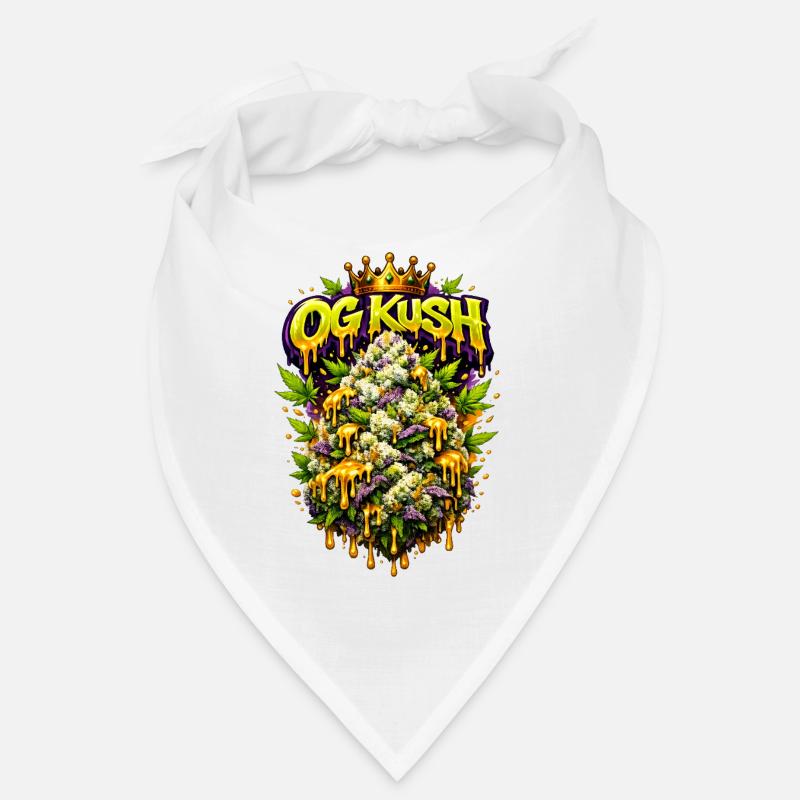 Gravure originale de Graffiti Kush Bud Art Bandana