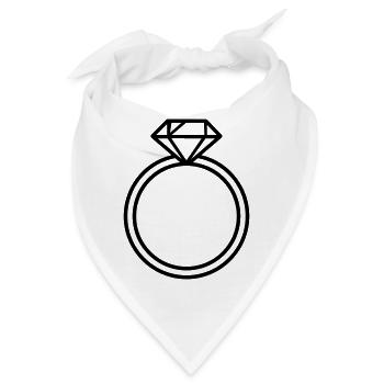 Ehering, - Bandana - Weiß - Vorne