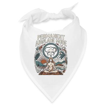 Yoga Air Plane Mode - Bandana - Weiß - Vorne