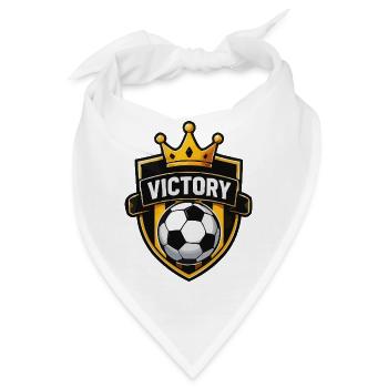 Fußball Abzeichen - Bandana - Weiß - Vorne