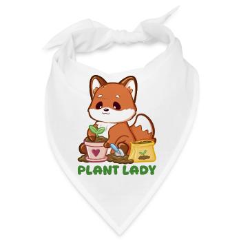 Kleiner Fuchs Pflanzenglück - Bandana - Weiß - Vorne