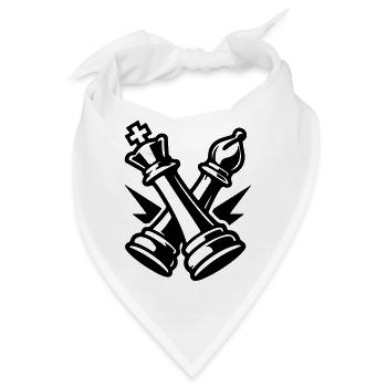 Schach Figuren - Bandana - Weiß - Vorne