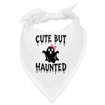 Niedlicher, aber gequälter Geist Coquette Spooky Herbst - Bandana - Weiß - Vorne