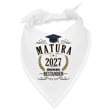 Matura 2027 - Bandana - Weiß - Vorne