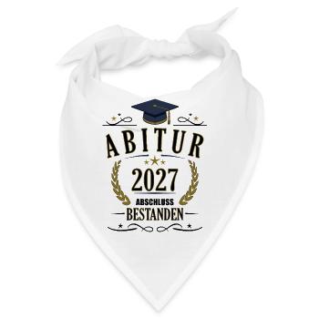 Abitur 2027 - Bandana - Weiß - Vorne