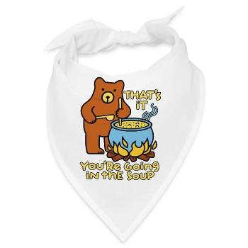 Suppenküche - Bandana - Weiß - Vorne