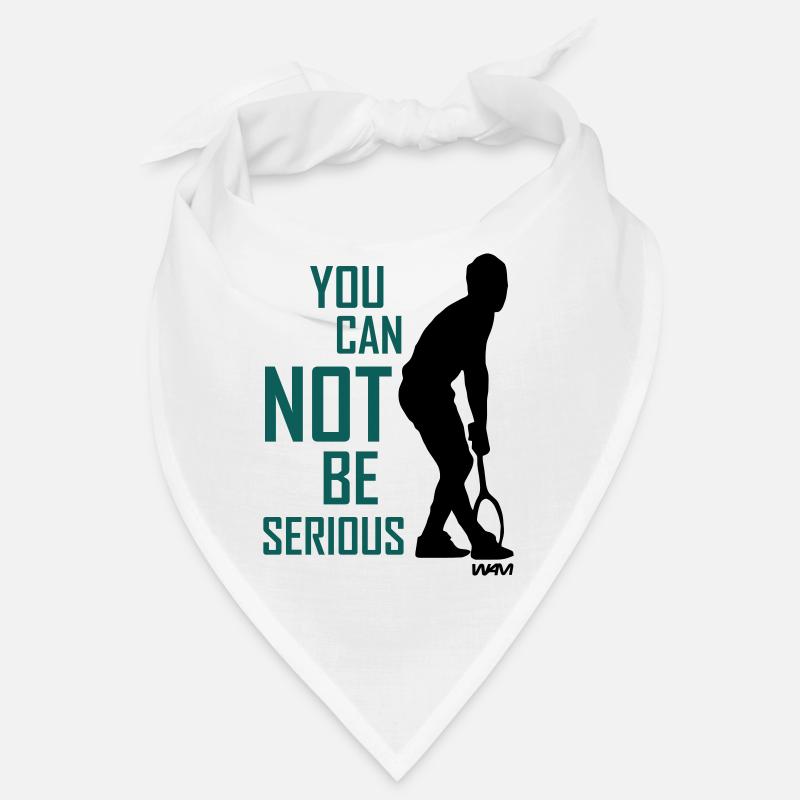 JOHN MC ENROE YOU CANNOT BE SERIOUS - Bandana - Weiß