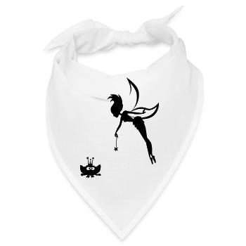 ein Wunsch frei - Bandana - Weiß - Vorne