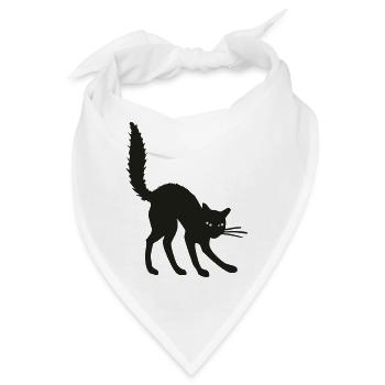 Katzenbuckel - Bandana - Weiß - Vorne