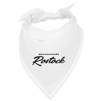 Hansestadt Rostock - Bandana - Weiß - Vorne