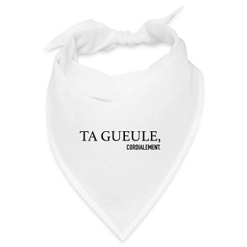 Dein Gesicht herzlich lustiger Satz - Bandana - Weiß - Vorne