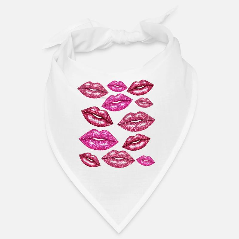 Coquette Lèvres Bisous Romantique Bandana