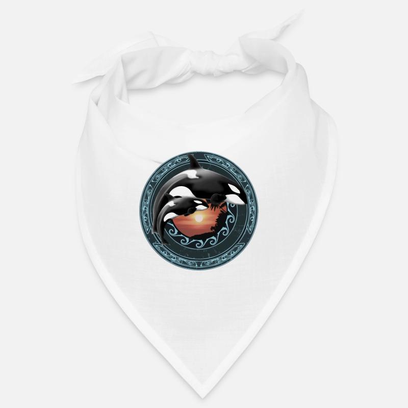 Orca Killerwal - Bandana - Weiß